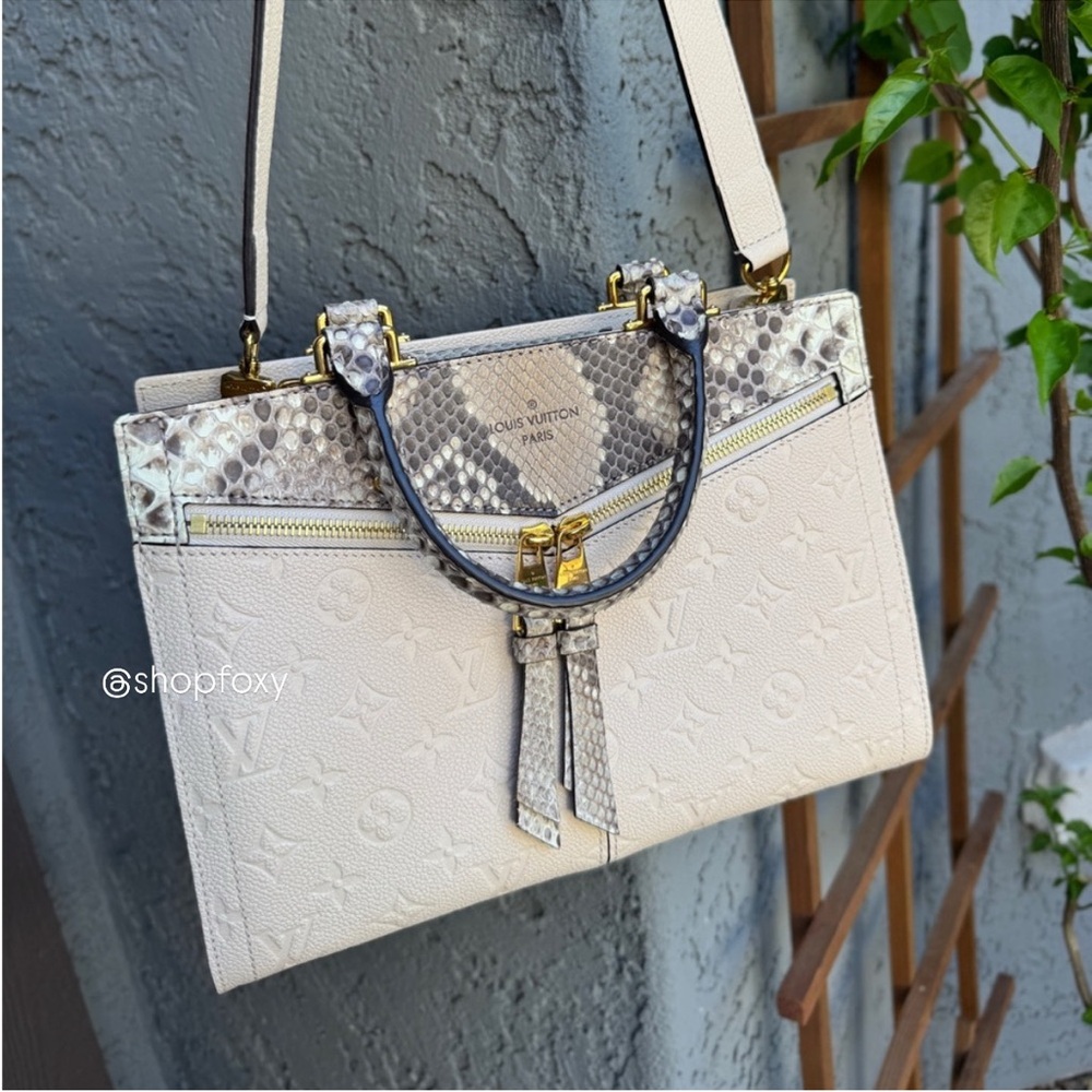 Louis Vuitton Monogram Empreinte Python Sully PM